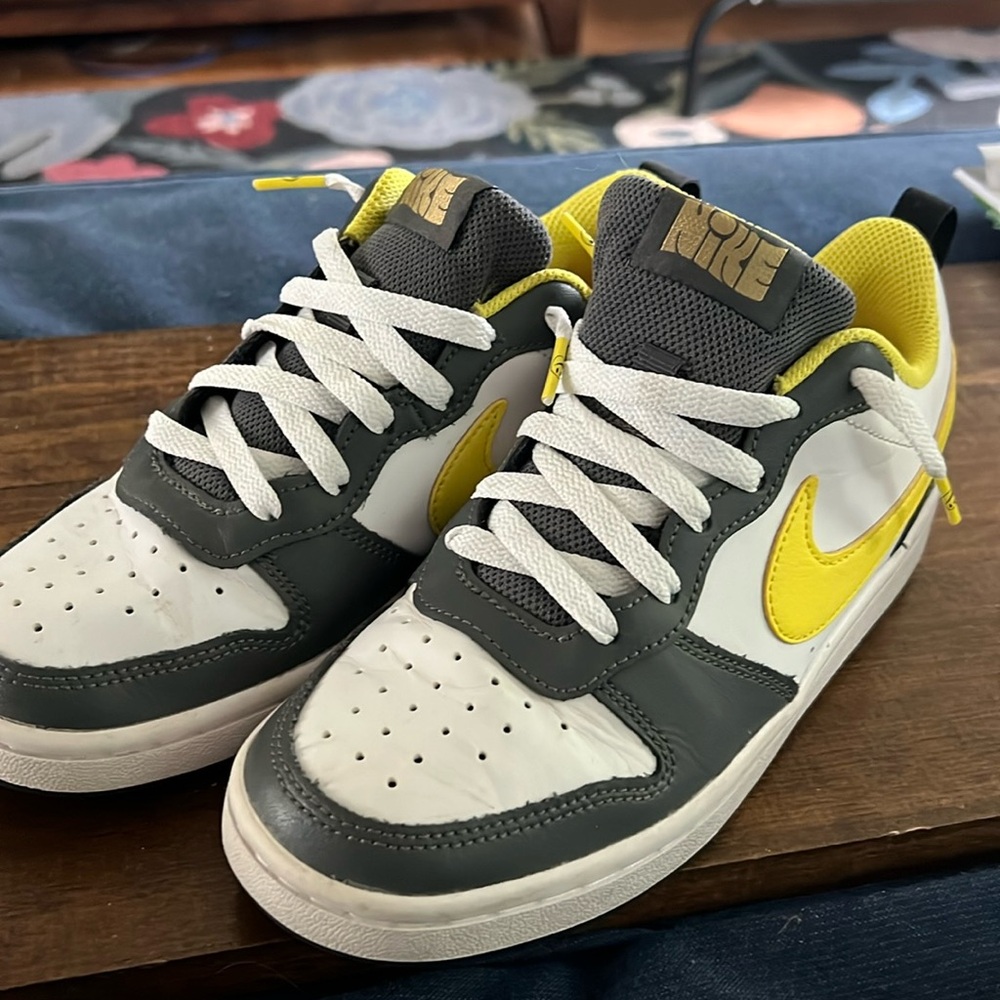 Nike sneakers smiley face edition